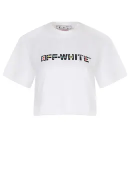 OFF-WHITE: Хлопковая футболка 