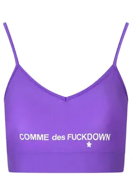 COMME DES FUCKDOWN: Фиолетовый топ 