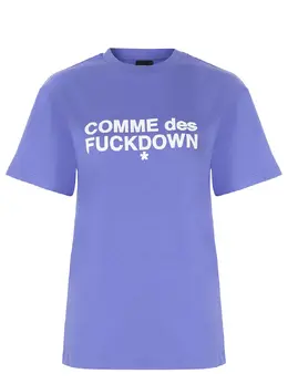 COMME DES FUCKDOWN: Хлопковая футболка 