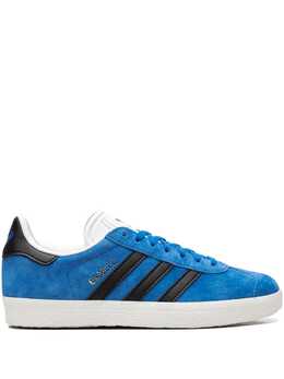 adidas: Голубые кроссовки  Gazelle
