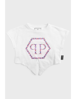 PHILIPP PLEIN JUNIOR: Белый топ