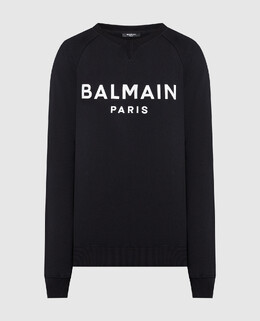 Balmain: Чёрный свитшот