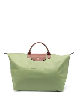 Longchamp: Зелёная сумка Le Pliage Original