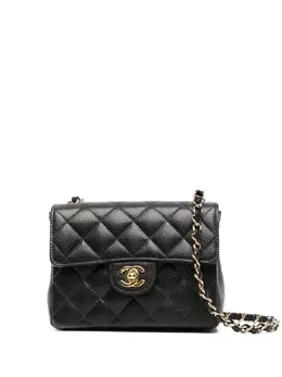 CHANEL Pre-Owned: Чёрная сумка 
