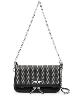 Zadig&Voltaire: Чёрная сумка через плечо  Rock