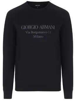 GIORGIO ARMANI: Хлопковая толстовка 