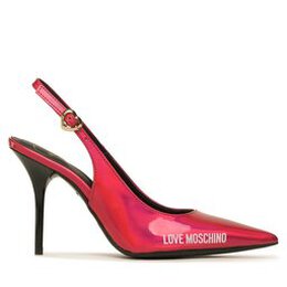 LOVE MOSCHINO: Розовые босоножки