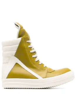 Rick Owens: Белые кроссовки Geobasket