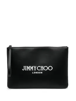 Jimmy Choo: Клатч с принтом