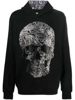 Philipp Plein: Чёрная толстовка  Skull
