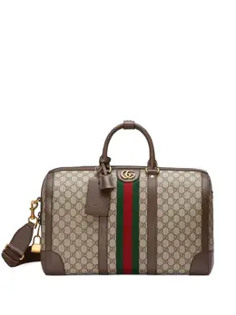 Gucci: Бежевая сумка Interlocking G