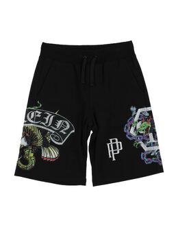 PHILIPP PLEIN: Флисовые шорты  Bermuda