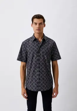 Trussardi: Серая рубашка 