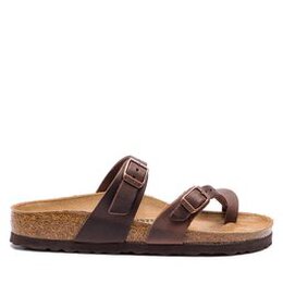 Birkenstock: Коричневые шлёпанцы Mayari