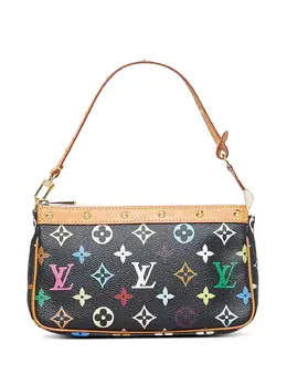 Louis Vuitton: Многоцветный клатч Pochette Accessoires