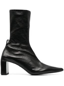 Jil Sander: Чёрные ботинки 