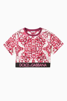 Dolce & Gabbana: Футболка Majolica с принтом