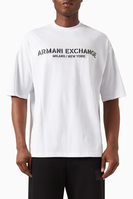 Armani Exchange: Хлопковая футболка