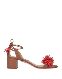 AQUAZZURA: Красные сандалии 