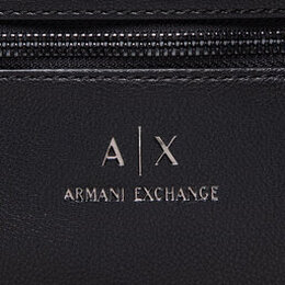 Armani Exchange: Чёрная сумка