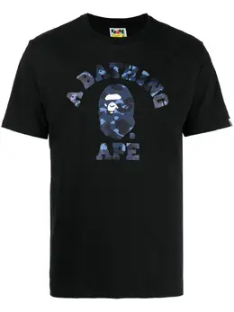 A BATHING APE®: Чёрная футболка 