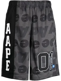 AAPE BY *A BATHING APE®: Шорты с принтом 