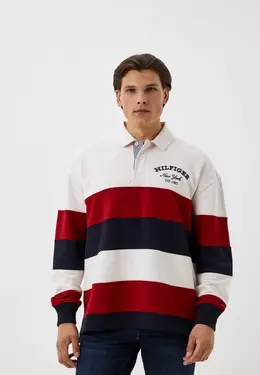 Tommy Hilfiger: Многоцветное поло 