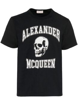 Alexander McQueen: Хлопковая футболка 