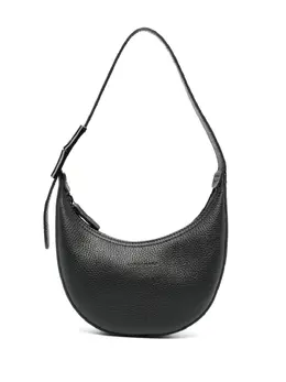 Longchamp: Чёрная сумка  Roseau