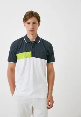 Lacoste: Белое поло 