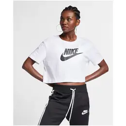NIKE: Белая футболка  Sportswear Essential