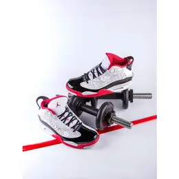 NIKE: Белые кроссовки  Air Jordan