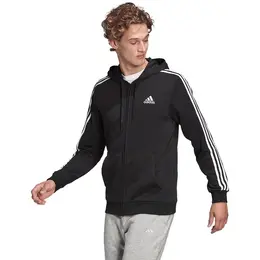 Adidas Essentials French Terry 3 Stripes Full Zip Hoodie M 102013137474 lpn22439821 LePodium