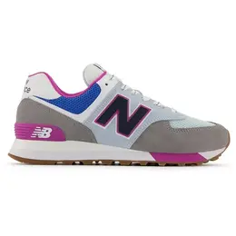 New Balance: Серые кроссовки  574