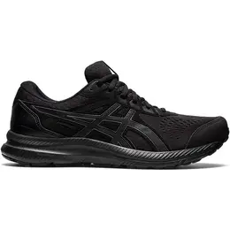 ASICS: Чёрные кроссовки  Gel-Contend 8