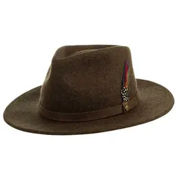 STETSON: Коричневая шляпа