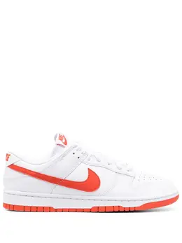 Nike: Белые кроссовки Dunk Low Retro