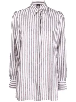 Kiton: Рубашка в полоску 