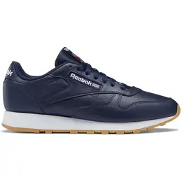 Reebok: Синие кроссовки  Classic Leather