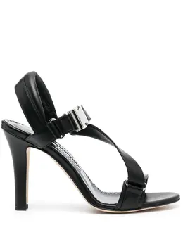 Manolo Blahnik: Чёрные сандалии 