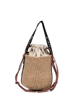 Chloé: Бежевая сумка  Woody