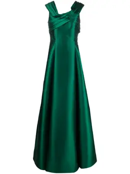 Alberta Ferretti: Расклешённое платье 
