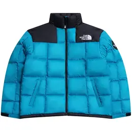 The North Face: Голубой пуховик 