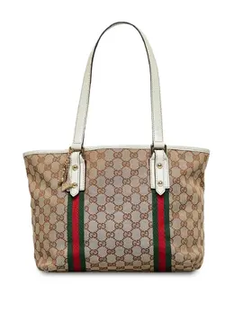 Gucci Pre-Owned: Бежевая сумка-шоппер