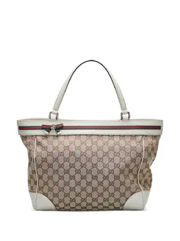 Gucci Pre-Owned: Коричневая сумка-шоппер