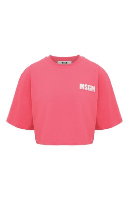 Хлопковая футболка MSGM 3441mdm105 237002