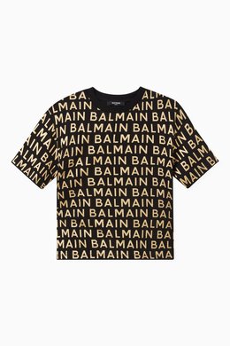 Balmain: Хлопковая футболка