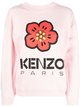 Kenzo: Свитшот с цветочным принтом