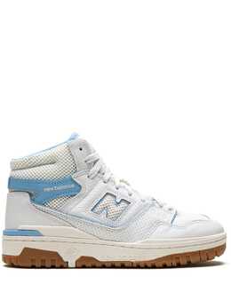 New Balance: Голубые кроссовки 