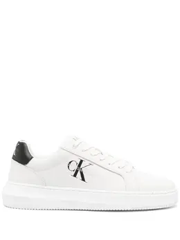 Calvin Klein: Белые кроссовки 